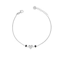 Bracciale Rue des Mille Donna I Sogni Son Desideri in Argento BR-CAT BL CUO RH - BR-CAT BL CUO RH